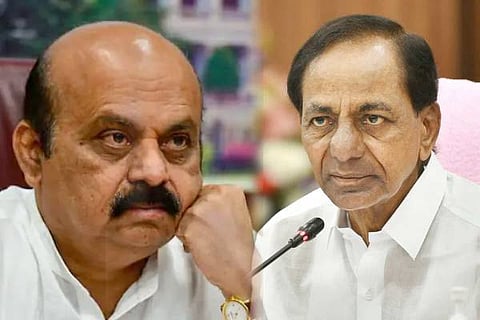 telangana cm kcr and karnataka cm bommai