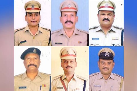 Central Home Minister Medal for 6 Police Officers of Karnataka