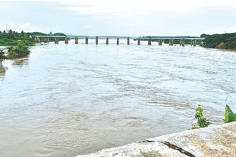 rain, harihara, tungabhadra, river, flow, rise,
