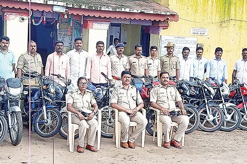 010922 Jalahalli Police 25 Thieft Baik Seized