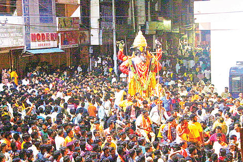 050922 Hosapete 5th Day Ganesha Visarjane