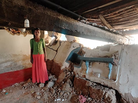ಮನೆ ಗೋಡೆ ಕುಸಿತ