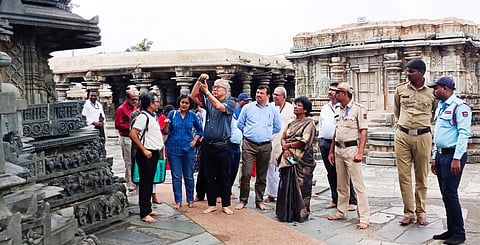 ಬೇಲೂರು ದೇವಾಲಯಕ್ಕೆ ಯುನೆಸ್ಕೊ ಭೇಟಿ