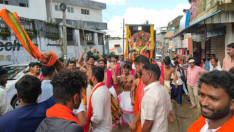 ಹೇಮಾವತಿ ನದಿಗೆ ರಾಮಧೂತ ಗಣೇಶ ವಿಸರ್ಜನೆ
