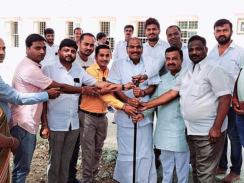 ಲಿಕ್ವಿಡ್ ಆಕ್ಸಿಜನ್ ಪ್ಲಾಂಟ್ ಕೊಠಡಿ ನಿರ್ಮಾಣ ಕಾಮಗಾರಿಗೆ ಭೂಮಿ ಪೂಜೆ