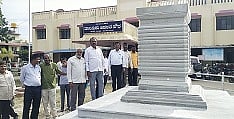 ತಹಸೀಲ್ದಾರ್ ಕಚೇರಿ ಮುಂಭಾಗ ಡಾ.ಅಂಬೇಡ್ಕರ್ ಪ್ರತಿಮೆ ಕಾಮಗಾರಿ