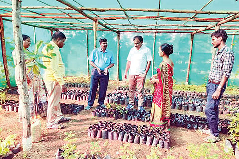 Bevinahala ZP Project Director Krishnamurthy Visit