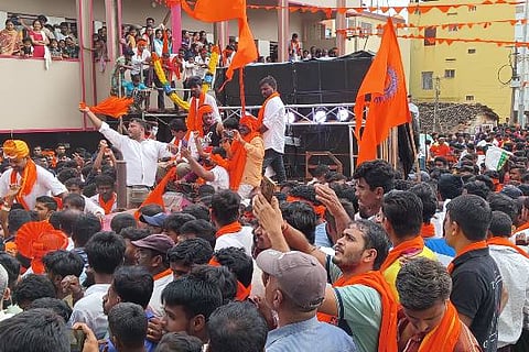 Channagiri, Hindu Virat Ganapati, Vijarsane procession,