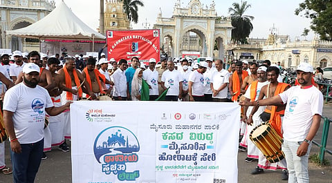 Cleanliness campaign in Mysore city