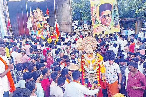 Gangavati Hindhu Mahamandala Ganesha Parade