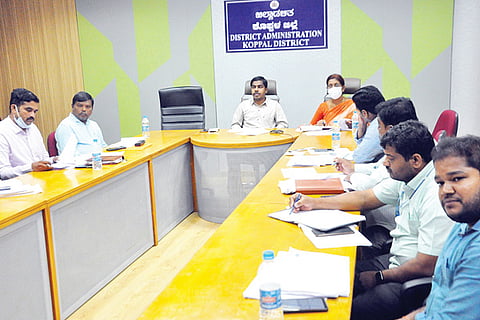 Koppal DC Sundaresha babu Meeting