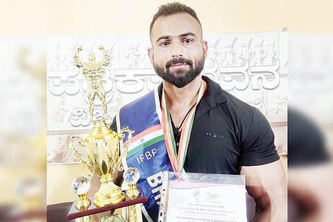 Maruthi B, Bharat Shri award winning body builder