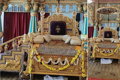 mysuru dasara simhasana
