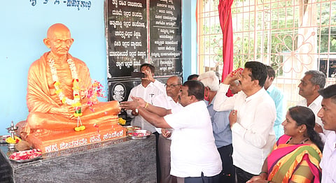 ಭೂಮಿ ಇರುವವರೆಗೂ ಗಾಂಧೀಜಿ ನೆನಪು ಶಾಶ್ವತ : ಸಿ.ಎನ್.ಬಾಲಕೃಷ್ಣ