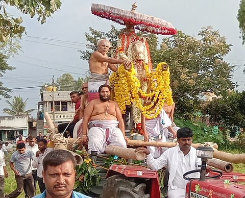ಬನ್ನಿ ಮಂಟಪಕ್ಕೆ ಚನ್ನಕೇಶವ ಸ್ವಾಮಿ ಮೆರವಣಿಗೆ