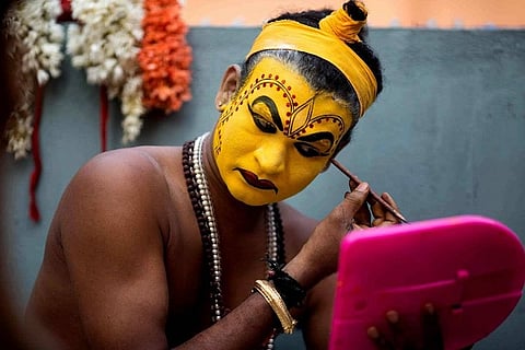 Bhoota_Kola_makeup