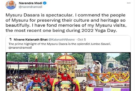 Modi Tweet
