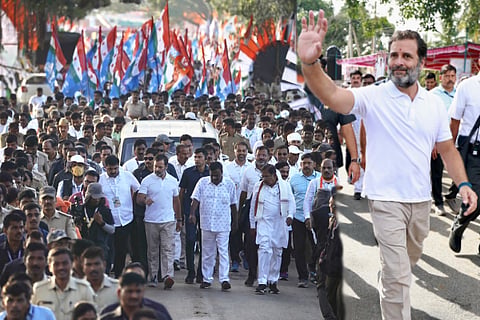 bharat jodo yatre tumkur rahul gandhi