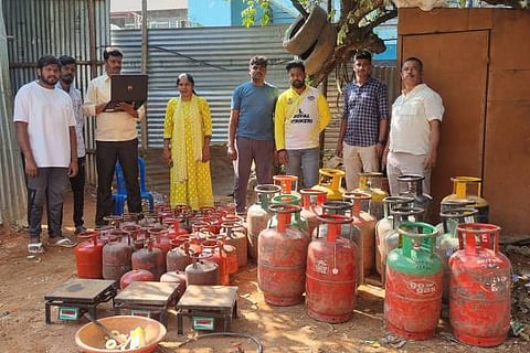 illegal gas refilling