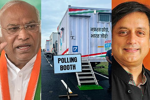 mallikarjun kharge shashi taroor