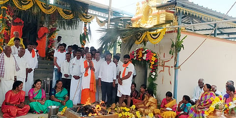 ಮಲ್ಲೇಶ್ವರಸ್ವಾಮಿ ದೇಗುಲ ಲೋಕಾರ್ಪಣೆ
