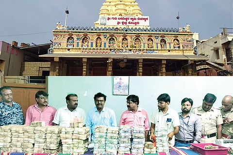 091122 Kotturu Temple Hundi Counting