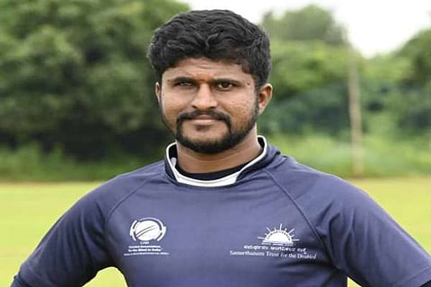 #BlindT20Cricket #WorldCup #BlindCricketAssociation #CricketerLokesh #Gangavathi #Karnataka
