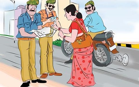 ಇಬ್ಬರು ಸರಗಳ್ಳರನ್ನು ಬಂಧಿಸಿದ  ಪೊಲೀಸರು