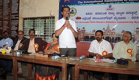 State Level Masters Athletics Championship begins in Mysore