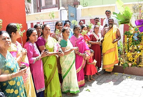 Tulsi Puja was held in Mysore