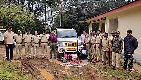 ರೆಸಾರ್ಟ್ ಮಾಲಿಕ ತನ್ನ ಸಹಚರರೊಂದಿಗೆ ಅಕ್ರಮ ಕಾಡುಕುರಿ ಬೇಟೆ: ಪ್ರಕರಣ ದಾಖಲು