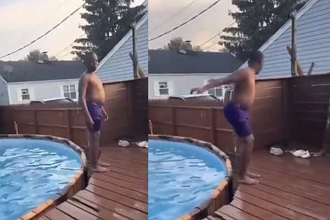 boy back flip