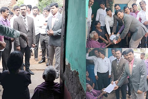 judges received complaint disabled old man chikkanayakanahalli
