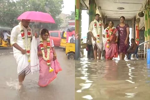 rains delay weddings