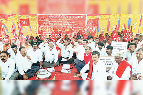051222 Raichur Farmers Union Protest