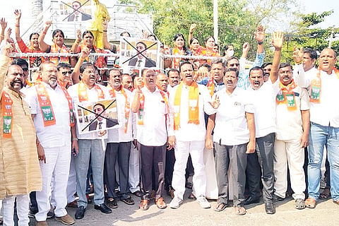 171222 Raichur BJP Protest Bhutto