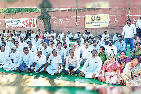 271222 Raichur 2A Reservation Protest