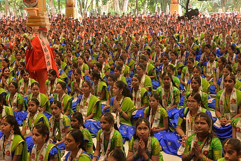 Bhagavad Gita Parayana at Ganapati Satchidananda Ashram