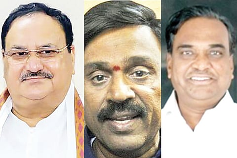 JP Nadda, Janardhan Reddy, Paranna Munavalli