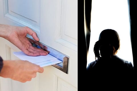 Letter in Door