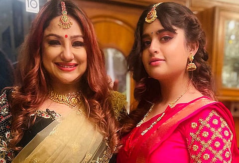 Priyanka Upendra with Daughter