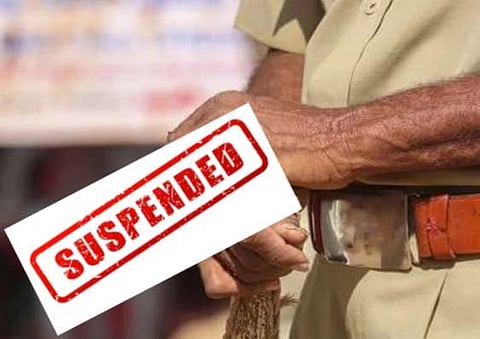 Two constables were suspended under the charge of taking bribe