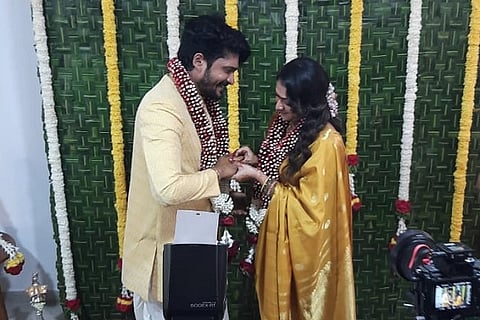 Vasishta Simha - Haripriya Engagement 1