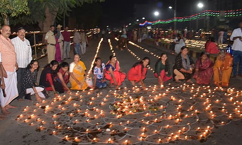 Vishnu Dipotsava in Mysore 5 thousand women lit lamps