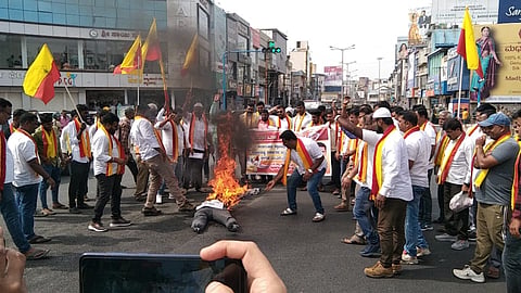 ಬೆಳಗಾವಿಯಲ್ಲಿ ಶಾಂತಿ ಕದಡುವ ಕೆಲಸವನ್ನು ಮಹಾರಾಷ್ಟ್ರ ಸರ್ಕಾರ ಮಾಡುತ್ತಿದೆ: ಸಿ.ಡಿ. ಮನುಕುಮಾರ್
