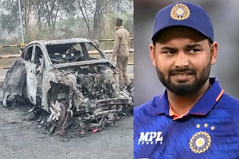 car accident Rishabh Pant
