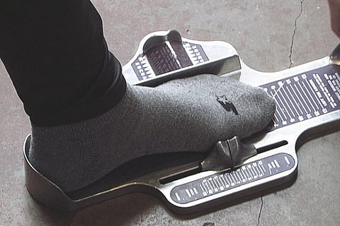 shoe size