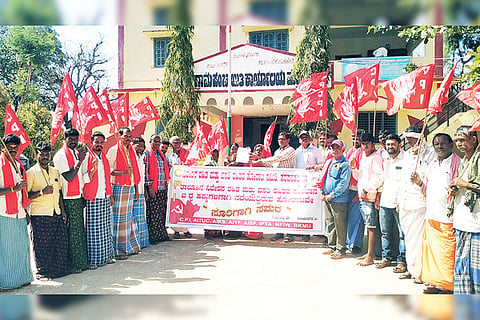 130123 Mattihalli CPI Protest for home