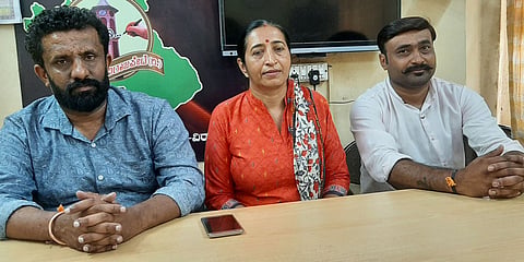 31 Vtp1 Press Meet Kallkere Mahadevi