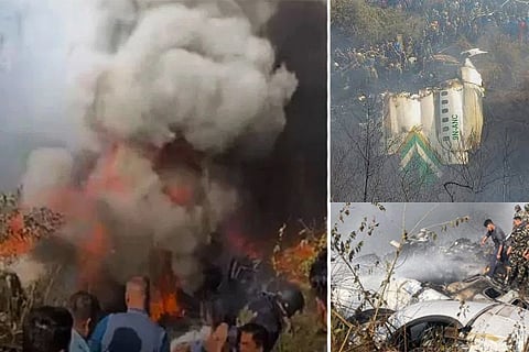 Aircraft crash at Pokhara Airport in Nepal